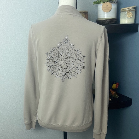 BCBGMaxAzria Brown Beaded Jacket - Picture 7 of 10